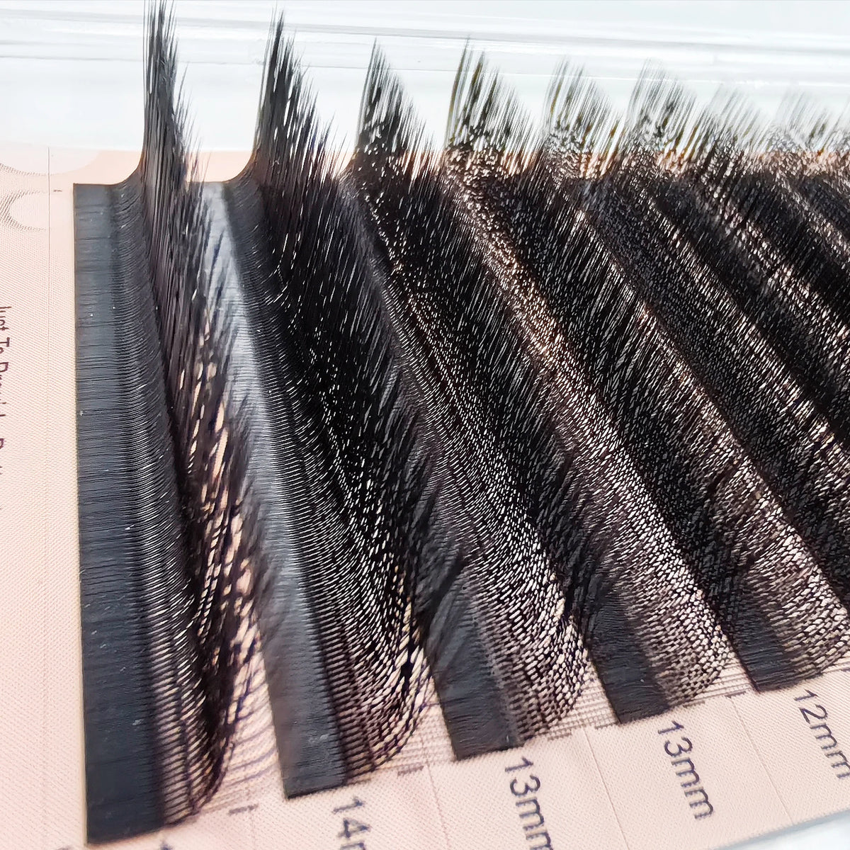 Supmacio LU M L Curl 3DW Eyelash Extensions W Shaped Eyelashes Cilios 3D Premade Fan Lashes Makeup 0.07 Volume Bundle