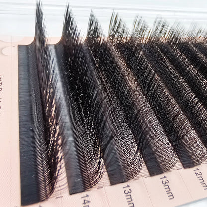 Supmacio LU M L Curl 3DW Eyelash Extensions W Shaped Eyelashes Cilios 3D Premade Fan Lashes Makeup 0.07 Volume Bundle