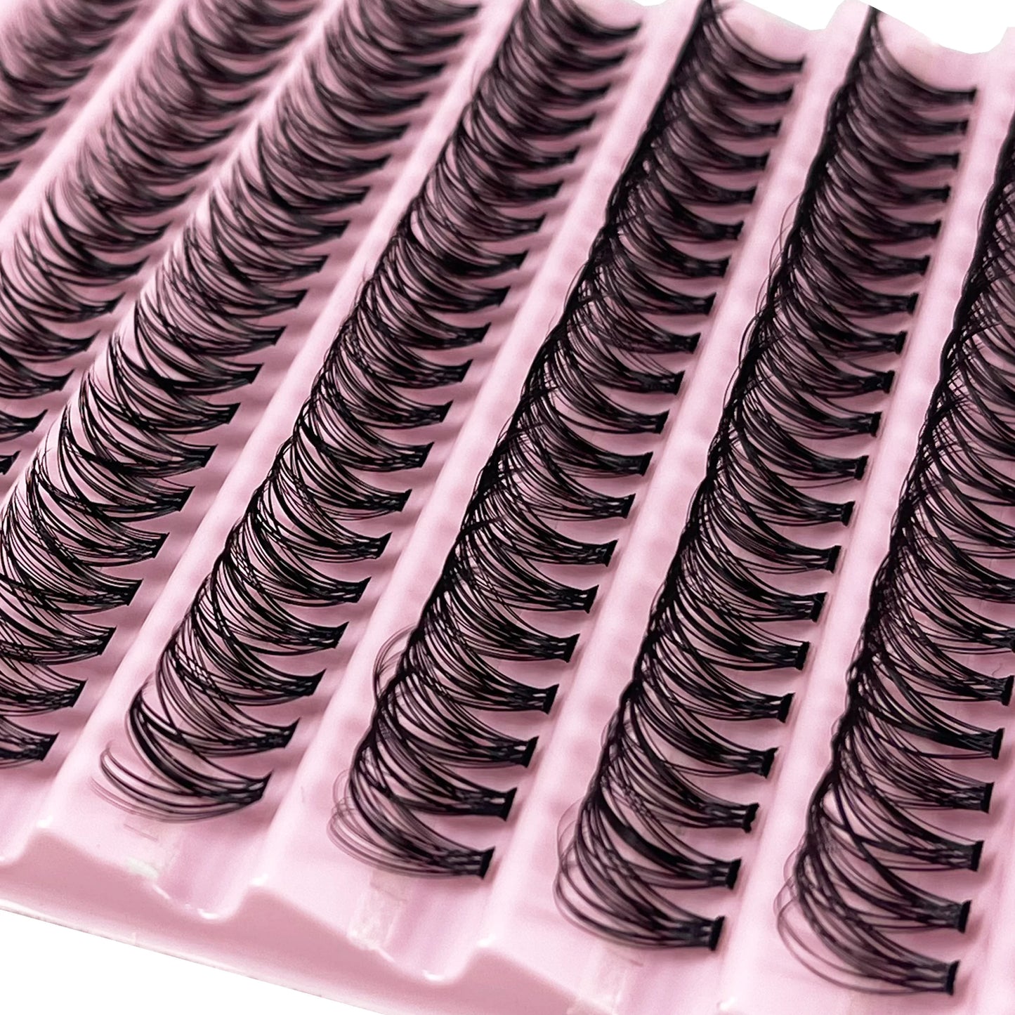 30D 40D 50D 60D Mink False Eyelash C/D Curl 8-16mm DIY Individual Eyelash Clusters Natural Eyelash Extension Makeup Tool Lashes