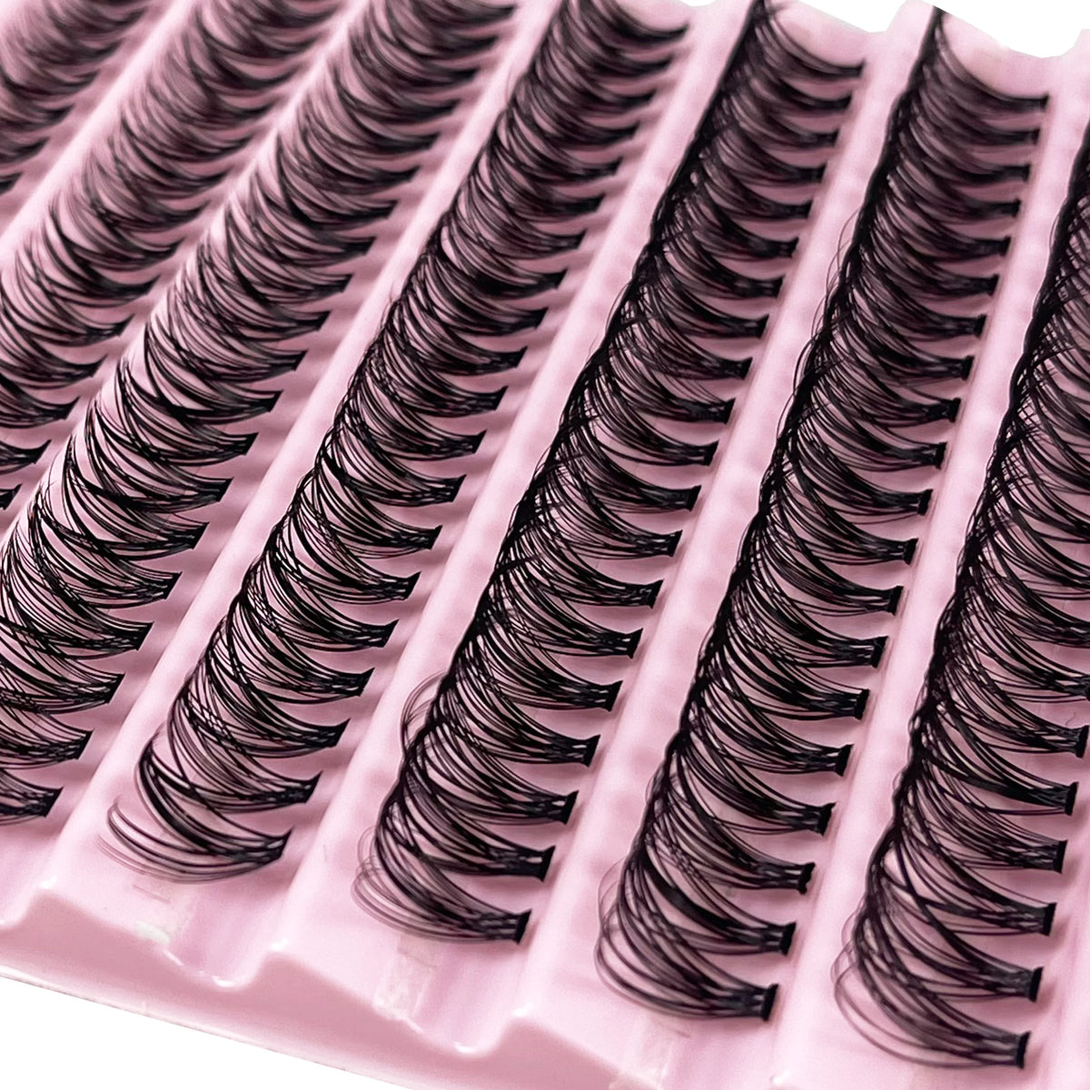 30D 40D 50D 60D Mink False Eyelash C/D Curl 8-16mm DIY Individual Eyelash Clusters Natural Eyelash Extension Makeup Tool Lashes