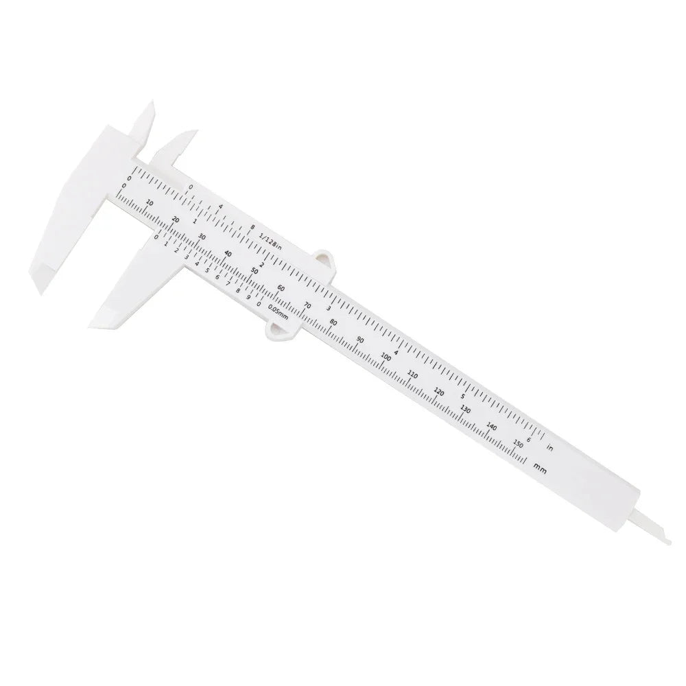 150mm Eyebrow Measuring Ruler Brow Mapping Vernier Caliper Double Scale Plastic Ruler for Eyebrow Tattoo Brow Makeup Tool