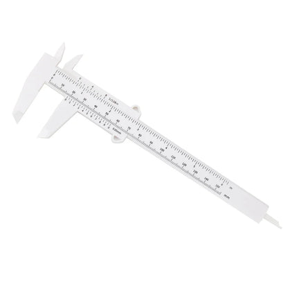 150mm Eyebrow Measuring Ruler Brow Mapping Vernier Caliper Double Scale Plastic Ruler for Eyebrow Tattoo Brow Makeup Tool