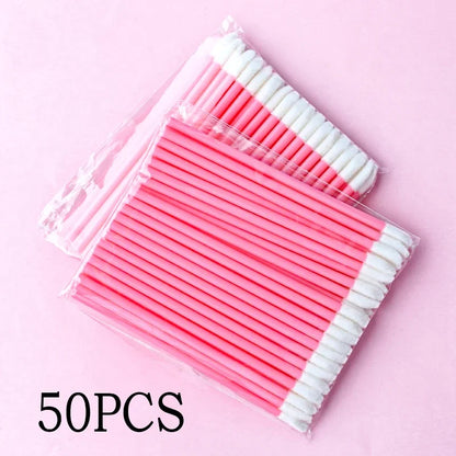 Wholesale 50/1000pcs Lip Brushes Applicators Eyelashes Brush Lipstick Brush Lip Gloss Applicator Wands Makeup Beauty Tool