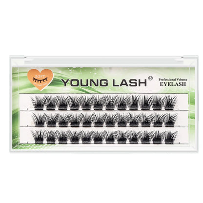 YOUNG LASH DIY Eyelashes Cluster Lashes  Extensions C D Curl  Premade Volume Fans Russian Fake Eyelashes Natural Makeup