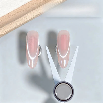 3D Double Headed Nails French Shape Strong Cat Eye Magnet Nail Art Gel Polish Magnetic Effect Manicure Accessories Tools Set