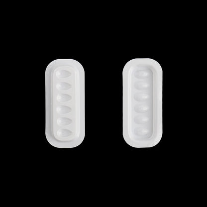 100pcs Disposable Eyelash Extension Glue Holder Pallet Gasket Lash Adhesive Container Tray Eyes Pad Long Strip Makeup Tool