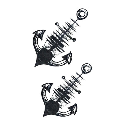 Tattoo Stickers Totem Black Color Flash Temporary Waterproof Party Fake Makeup Neck Hand Arm Body Art for Men Women