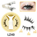 New Magnetic Eye Lashes With Winged Ends Soft Reusable Magnetic Lashes Natural Look 3D False Lashes Makeup With Magnet Tool