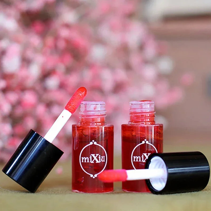 Women Makeup Waterproof Multifunction Lip Gloss Tint Dyeing Liquid Lipgloss Blusher Long Lasting Makeup Cosmetics