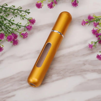 8/10ml Mini Portable Refillable Perfume Bottle Atomizer Pump Aluminum Spray Bottle Cosmetic Container Travel Makeup Tools