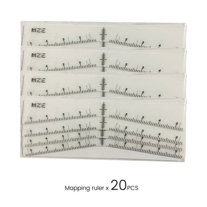 Mapping Eyebrow Ruler Stickers Microblading Adhesive Brow Measurement Stencil Brows Shaping Tools Tattooing Desgin Makeup Supply