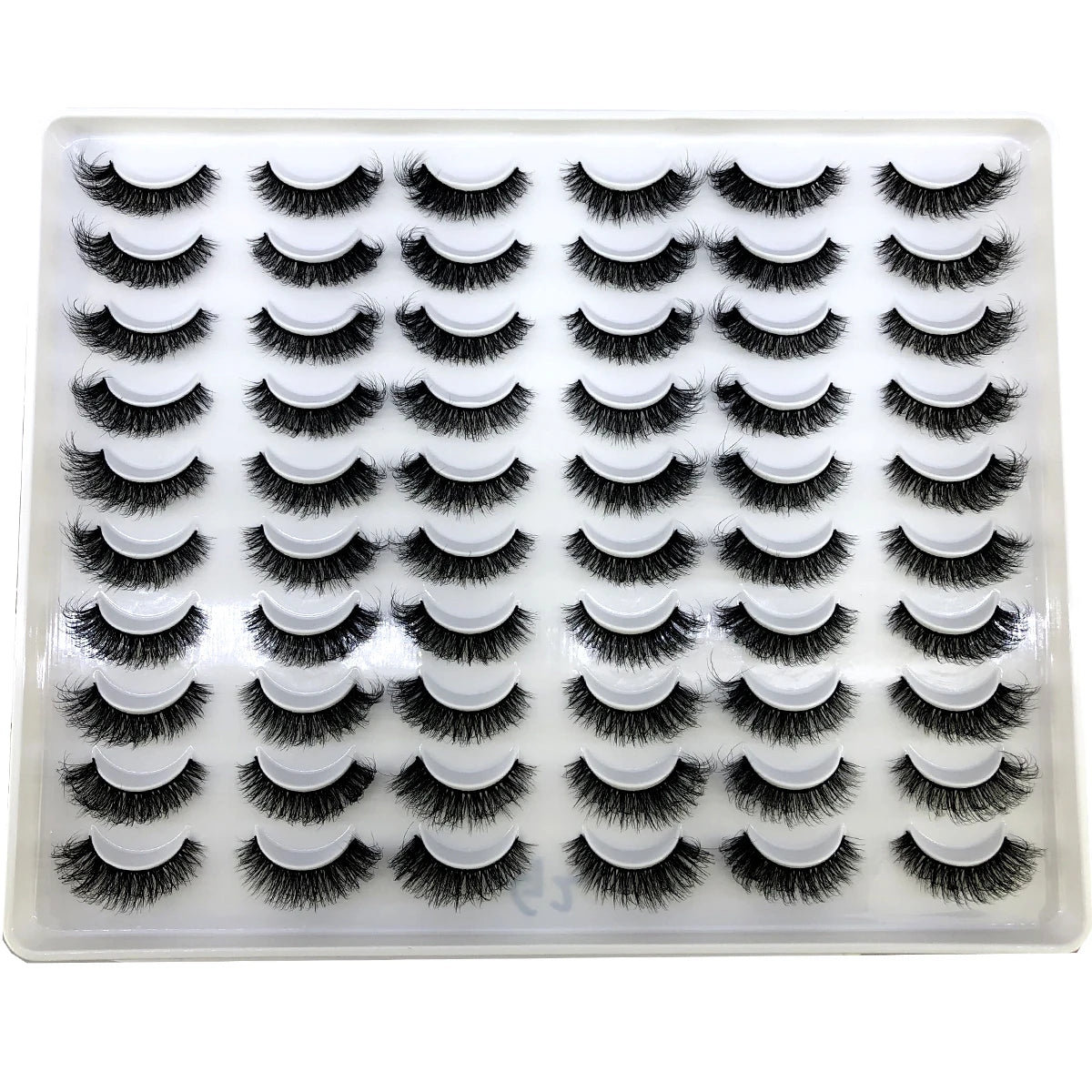 HBZGTLAD 30/40 pairs of natural long 3D artificial mink false eyelashes false eyelashes makeup set mink eyelashes extended eyela