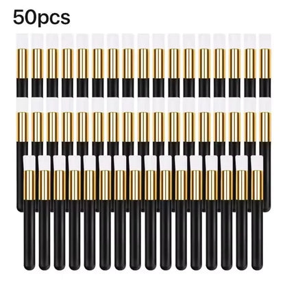 10/30/50pcs Eyelash Cleaning Brush Lash Shampoo Brush for Eyelash Extensions Peel Off Nose Pore Blackhead Remover Makeup Tools