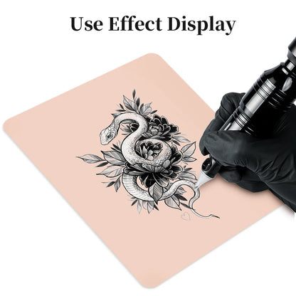 3/5/10/15PCS Tattoo Blank Practice Skin Eyebrow Paint Double Side Synthetic Leather Pink Tattoo Beginner Fake Skin Exercise Tool