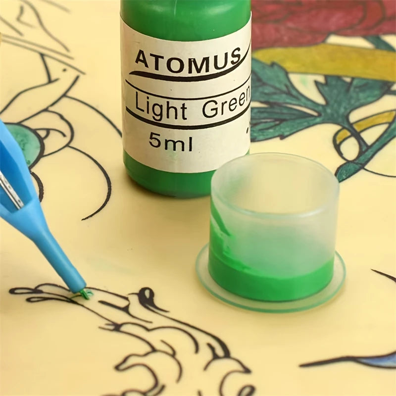 Disposable Tattoo Transparent Ink Cups Permanent Makeup Coloring Pigment Cup Container Tattoo Accessory for Tattoo Artists