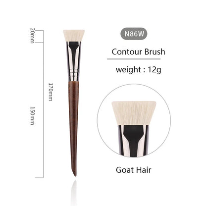 OVW Animal Hair Makeup Brush Complete Set 28PCS Lip Brushes Eyeshadow Brush Soft Makeup Brush Beauty Tools Smudge Brush Single
