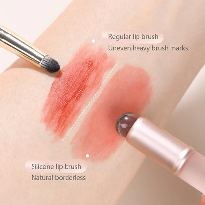 Mini Silicone Lip Brush Concealer Brushe With Cover Lip Mask Applicators Lip Gloss Brush Lipstick Brush Makeup Beauty Tool