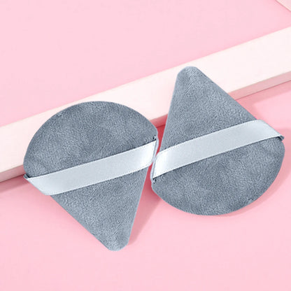 2Pcs/100Pcs  Triangle Powder Puff For Loose Powder Liquid Cosmetic Soft Plush Powder Puff Makeup Foundation Puff Makeup Tool