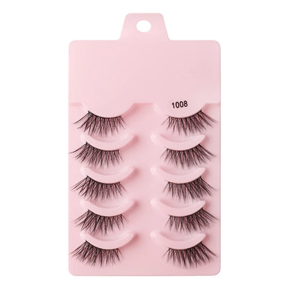 YSDO Half Eyelashes 3/5/10 Half Lashes Soft Natural Cat Eye Lashes Makeup Tool Extension Fluffy Faux Cils maquiagem Half Lashes