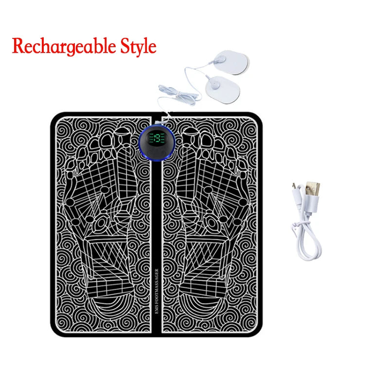 Electric Foot Massager Pad Muscle Massage Relaxation Trainer For Massage Fitness Outdoor Sport Home Family Relax
