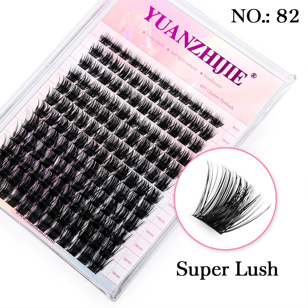 Super Cheap MASSCAKU Segemented DIY Handmade Make up Fake Lashes Cosplay Eyelashes Brush Bond maquillaje Makeup Products Fan