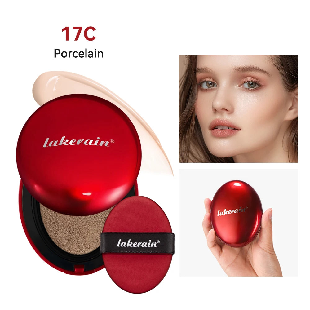 Long-lasting Coverage Foundation Sun Protection Cushion Foundation Semi-Matte Finish 72-Hour Wear Face Base Makeup Cosmetics