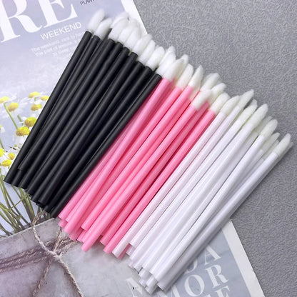 Wholesale 100/1000 PCS Disposable Lip Brush Women Accessories Lipstick Gloss Wands Applicator Perfect Best Make Up Tool Hotting