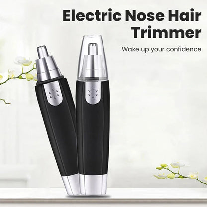 3-in-1 Rechargeable Facial Hair Trimmer - Painless Electric Nose, Ear & Eyebrow Shaver for Men & Women, Portable Grooming Kit