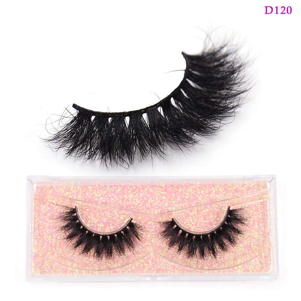 LEHUAMAO Eyelashes 3D Mink Lashes natural mink lashes for daily wear soft lashes Eyelash extension real Eyelash for makeup D103