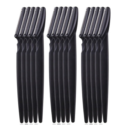 5/10/15Pcs Eyebrow Trimmer Makeup Tools Safe Eye Brow Razor Face Body Hair Removal Shaver Blades Woman Eyebrows Shaping Knife