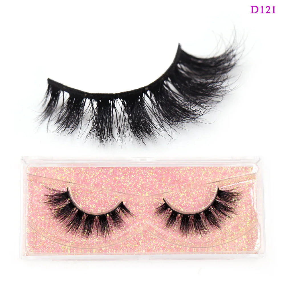 LEHUAMAO Eyelashes 3D Mink Lashes natural mink lashes for daily wear soft lashes Eyelash extension real Eyelash for makeup D103