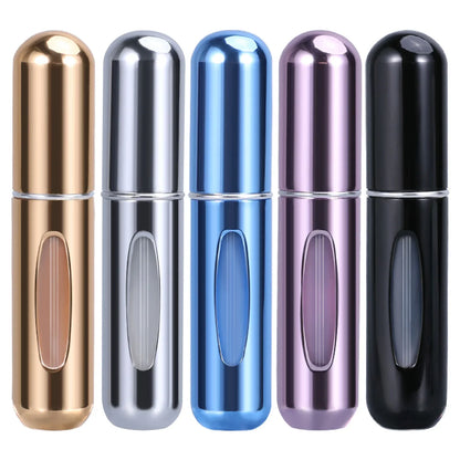 Refillable Perfume Spray Atomizer Aluminum Perfume Spray Scent Pump Perfume Atomizer Refillable Mini Bottle for Travel