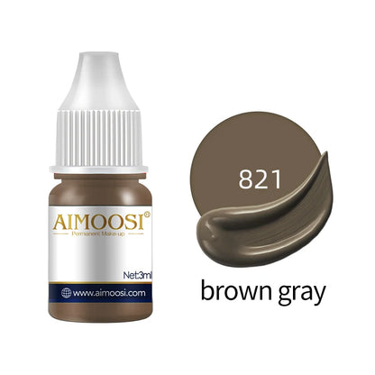 AIMOOSI Lip Tattoo Ink for Semi Permanent Makeup Nano Eyebrows Microblading Pigment 3ML Beauty Health Tattoo Supplies