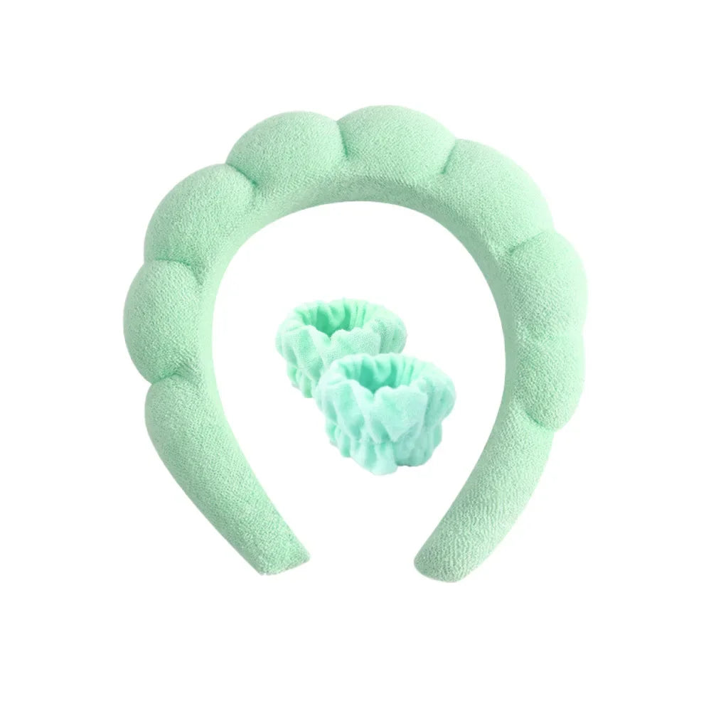 Washing and Hair Accessories for Women Washing and Bathing Cloud Sponge Hair Bands Makeup and Makeup Removal Headbands