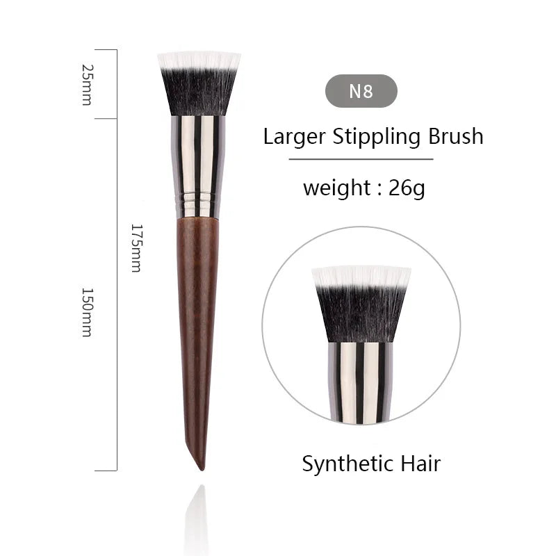 OVW Animal Hair Makeup Brush Complete Set 28PCS Lip Brushes Eyeshadow Brush Soft Makeup Brush Beauty Tools Smudge Brush Single