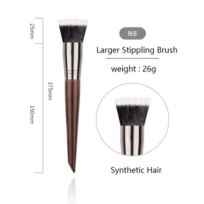 OVW Animal Hair Makeup Brush Complete Set 28PCS Lip Brushes Eyeshadow Brush Soft Makeup Brush Beauty Tools Smudge Brush Single