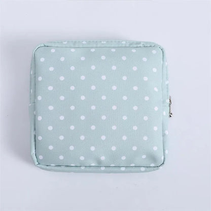 Women Sanitary Napkin Tampon Storage Bag Cute Sanitary Pad Pouches Portable Makeup Lipstick Key Earphone Data Cables Organizer