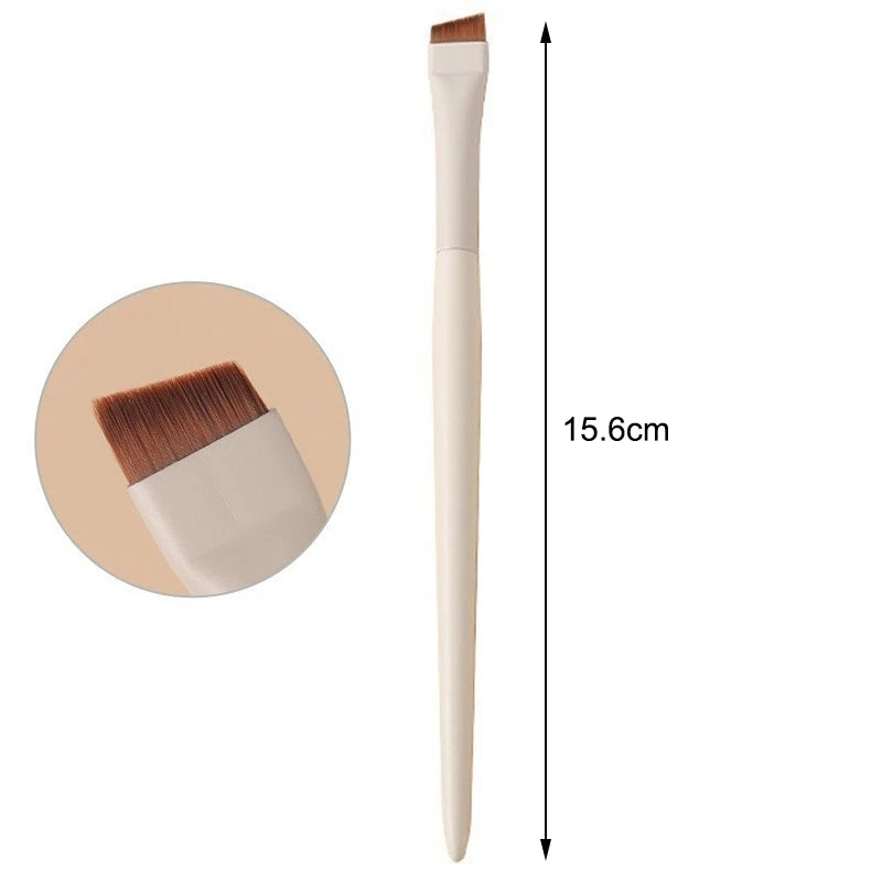 Blade Eyeliner Brush Ultra Thin Fine Angle Flat Eyebrow Brush Flat Sickle Eyeliner Brushes Precise Detail Brush Makeup Tools