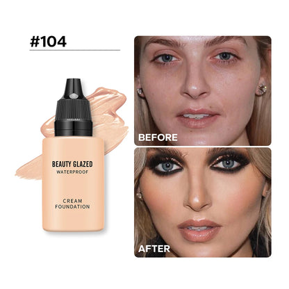 Flawless All Day: 9 Color Waterproof Concealer Foundation For Women Makeup Full Coverage Long Lasting Moisturizing