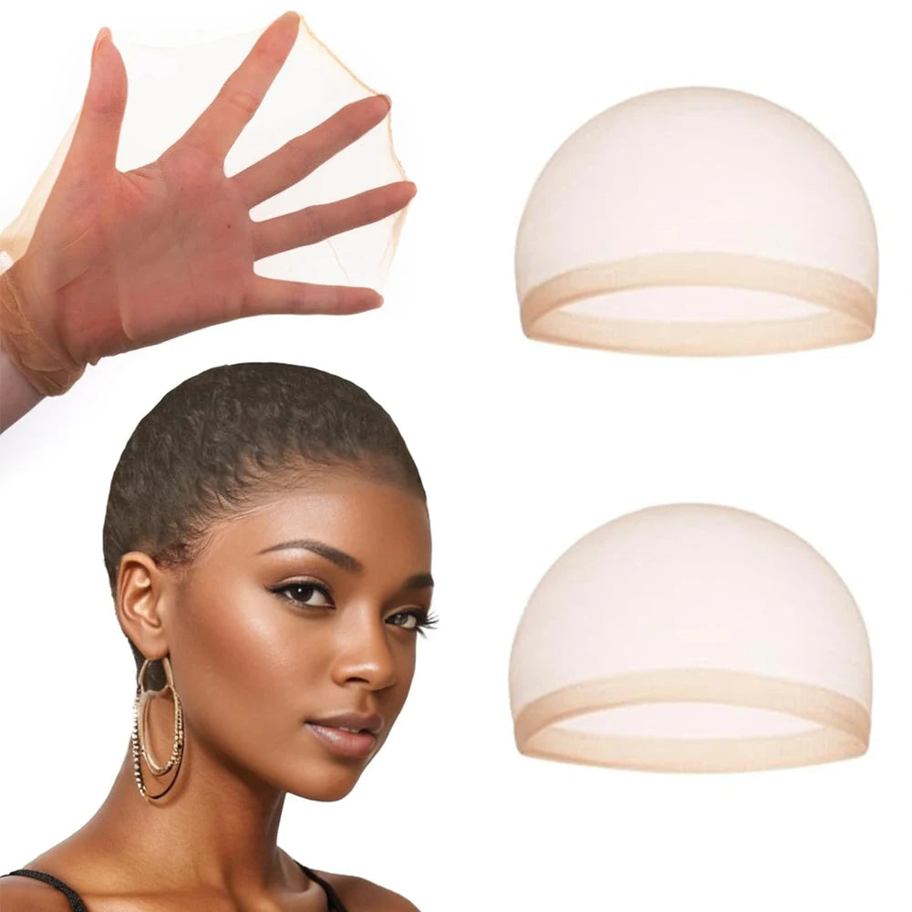 4 Pcs Bald Caps Set Makeup Bald Head Wig Caps Cosplay Costume Accessories for Men Women Party Supplies