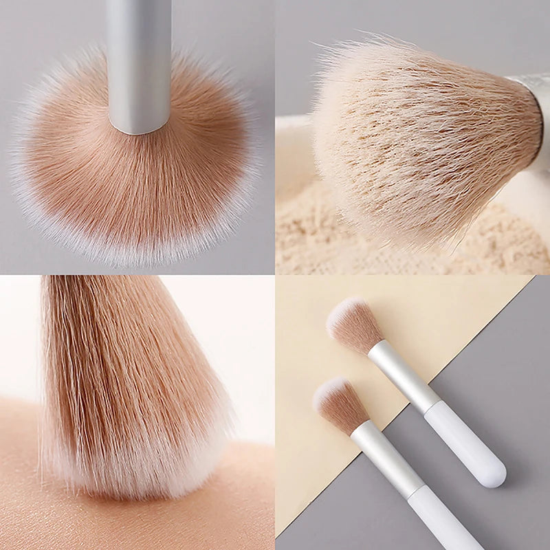 1Pcs Round Handle Multifunctional Makeup Brushes Girl  Professional Powder Foundation Blush Brush Cosmetic Accessories