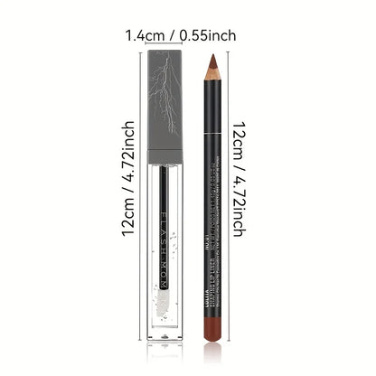 Long-Lasting Lip Liner and Lip Oil Set - Create Stunning and Versatile Lip Looks with Our All-in-One Lip Makeup Duo! Halloween M