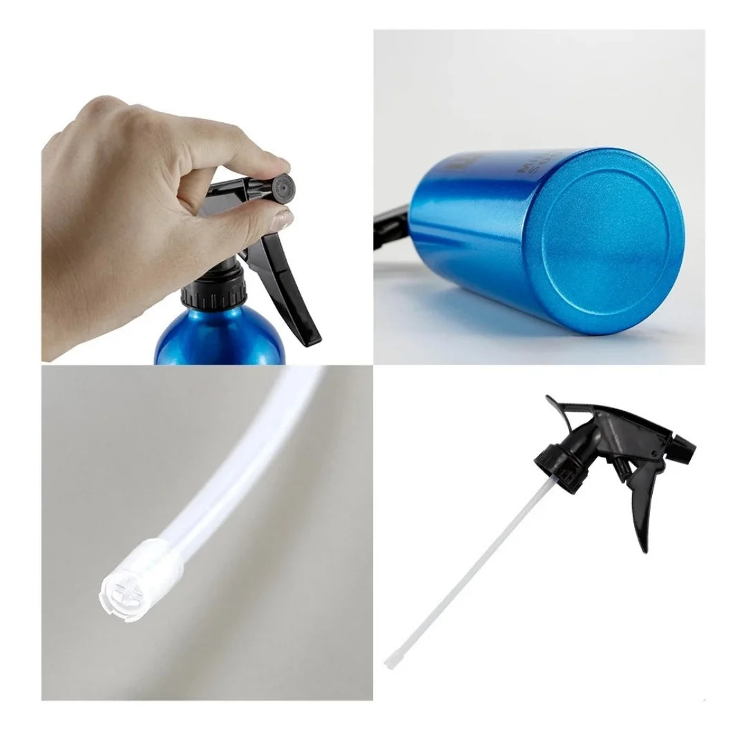500ml Hairdressing Fine Mist Spray Empty Bottle High Pressure Retro Refillable Bottle Salon Hairdressing Makeup Tool