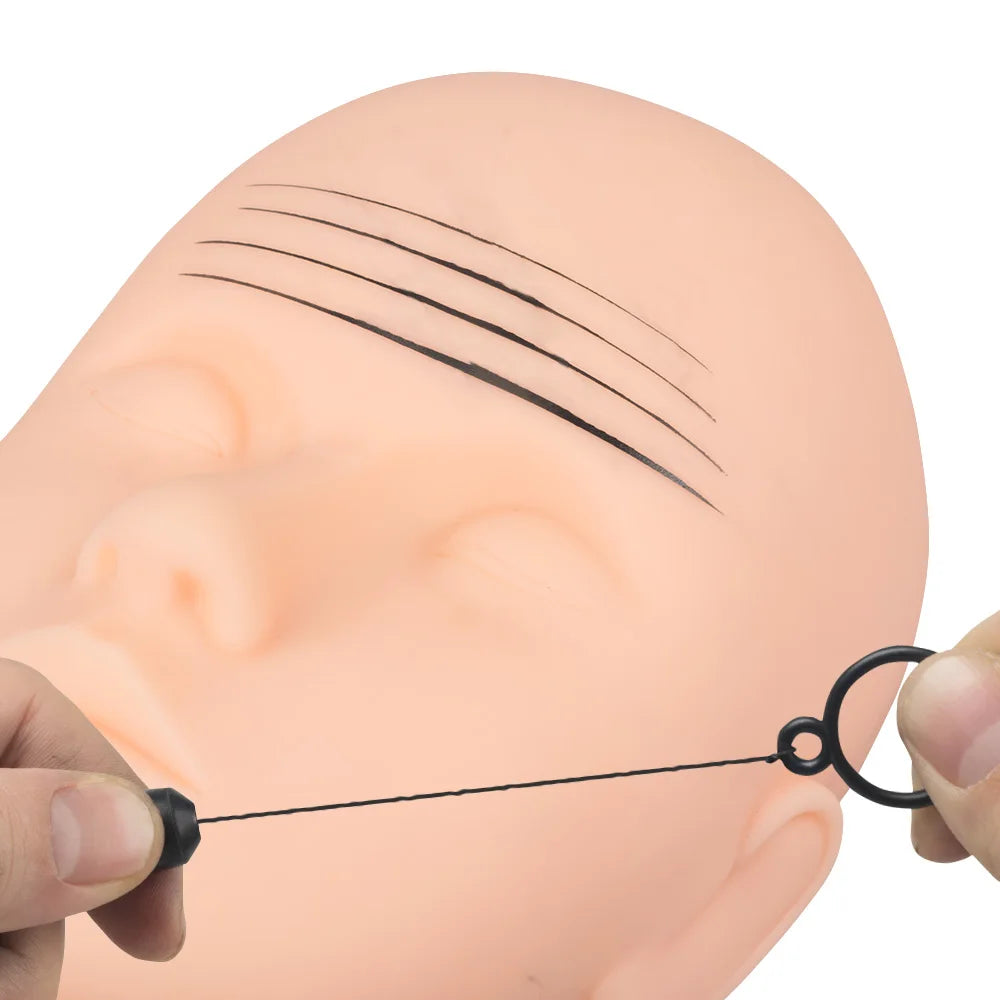New Stretchable Mapping Pre-ink String Microblading Eyebrow Makeup Dyeing Thread Semi Permanent Eyebrows Grid Measuring Tools