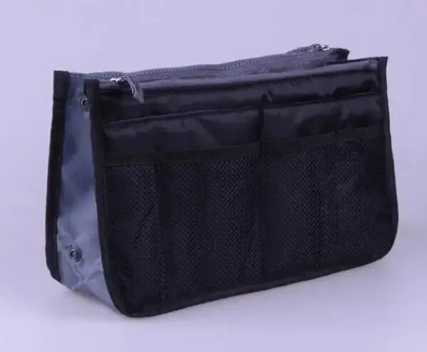 Multi Functional Large Capacity Makeup Bag Portable Double Zipper Toiletries Travel Storage Bag Mommy Bag Multi Pocket Cosmetic