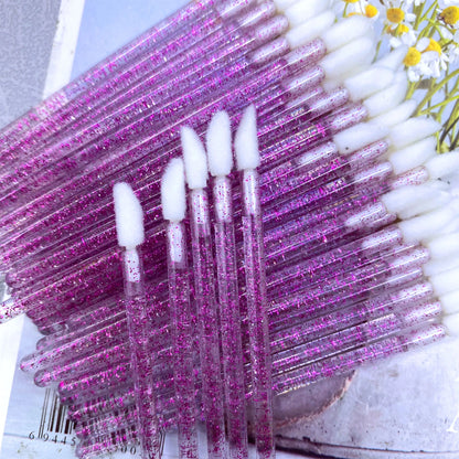 500pcs Disposable Lip Brush Makeup Brushes Eyelashes Extension Applicator Lipstick Wands Set Cosmetic Colourful Make Up Tools