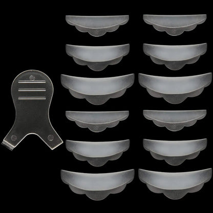 5Pairs Silicone Eyelash Perm Pad Y Eyelash Brush 3D Eyelash Curler Applicator Makeup Lifting Tools Lashes Rods Shield