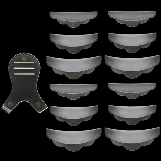 5Pairs Silicone Eyelash Perm Pad Y Eyelash Brush 3D Eyelash Curler Applicator Makeup Lifting Tools Lashes Rods Shield