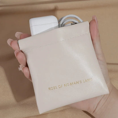 파우치 Simple Lipstick Makeup Storage Bag Women Fashion Portable Mini Key Jewelry Cosmetic Organizer Pouch Handbag Косметичка 2025
