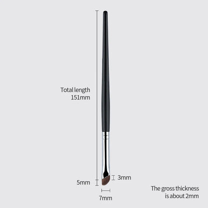 5/1pcs Sickle Eyeliner Brush Ultra Thin Oblique Angle Flat Head Eyebrow Brush Knife Edge Makeup Brush Liquid Eyeliner Brushes